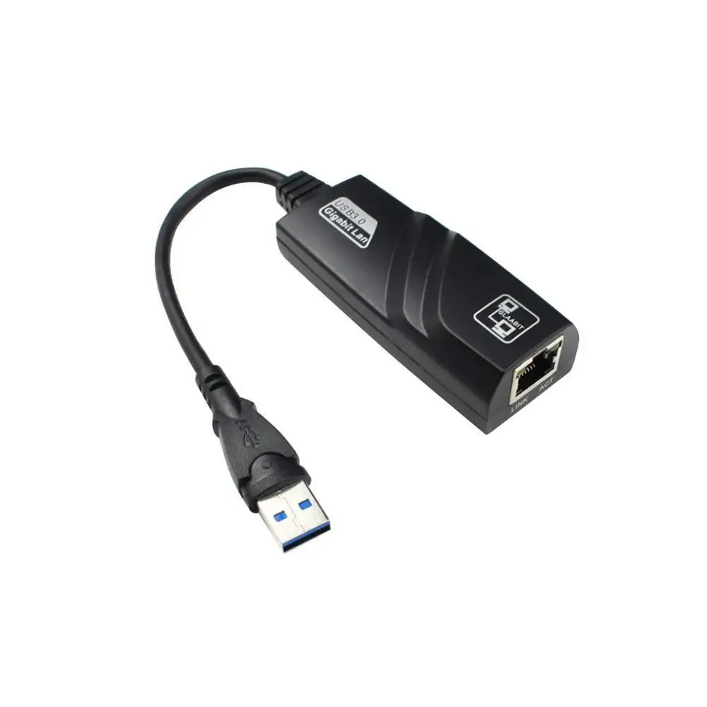 Сетевая карта адаптер USB 3 0 к RJ45 Gigabit Ethernet LAN (10/100/1000) Мбит/с для ноутбука ПК| |