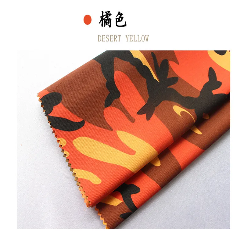Утолщенная износостойкая ткань из полиэстера/хлопка с принтом саржевого