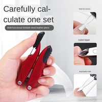 manucure folded dead skin shears multi function garbanzo pliers folding nail clippers manicure tools beauty manicure scissors