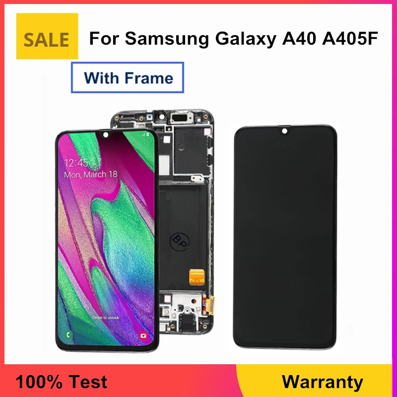 

ЖК-дисплей Incell в сборе с рамкой для Samsung Galaxy A40 A405F