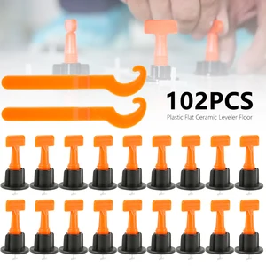 Многоразовая система выравнивания керамической плитки, для пола, стен, 100 шт.