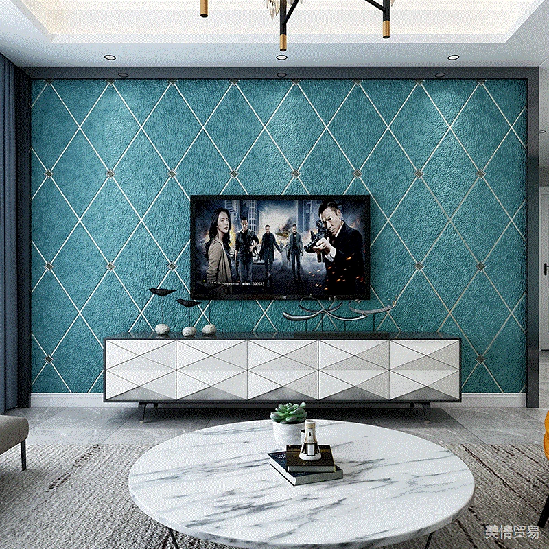 Современный минималистичный фон для телевизора в гостиной обои 3D TV настенные