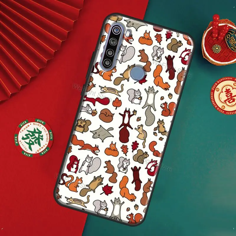 Чехол с мультяшными животными и белкой для Xiaomi Redmi Note 11 Pro 8 9 10 9S 10S чехол 9A 9C 9T |