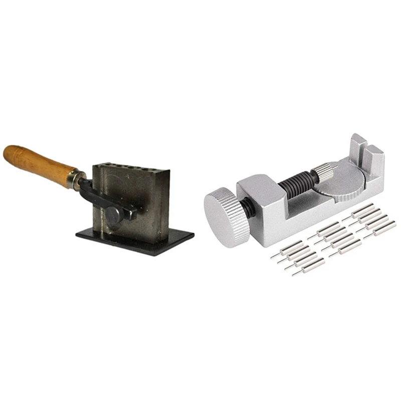 

1 Set Watch Link Remover Kit, Watch Band Removal Tool & 1 Pcs Eu Molding Groove Ingot Mould Jewelry Tools