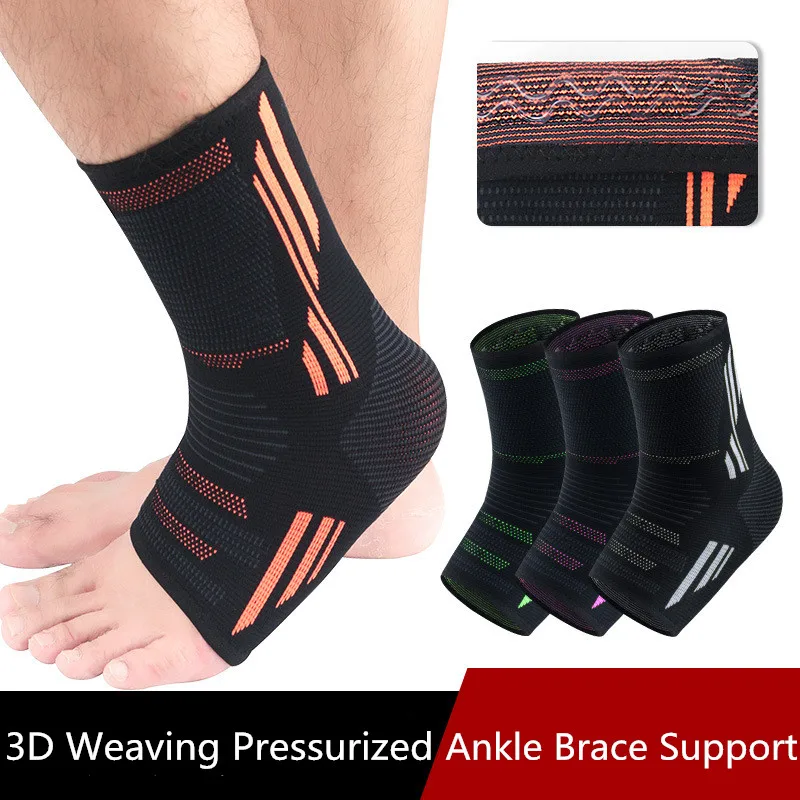 

1 PCS Sports Compression Ankle Brace Sleeve For Men Women Fitness Elastic Anti-sprain Baskeball Running Ankle Brace Protector