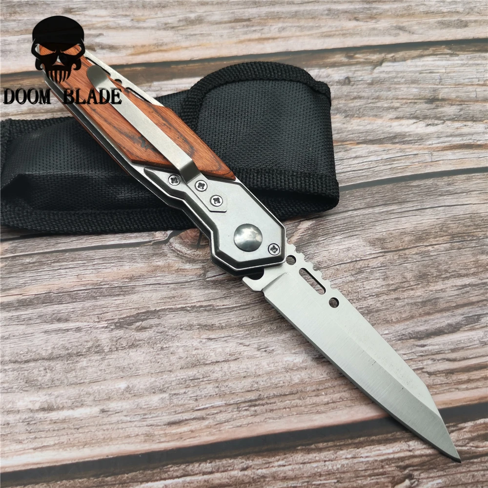 Быстрооткрывающиеся ножи с лезвием 5CR15MOV 200 мм складной нож тактический для