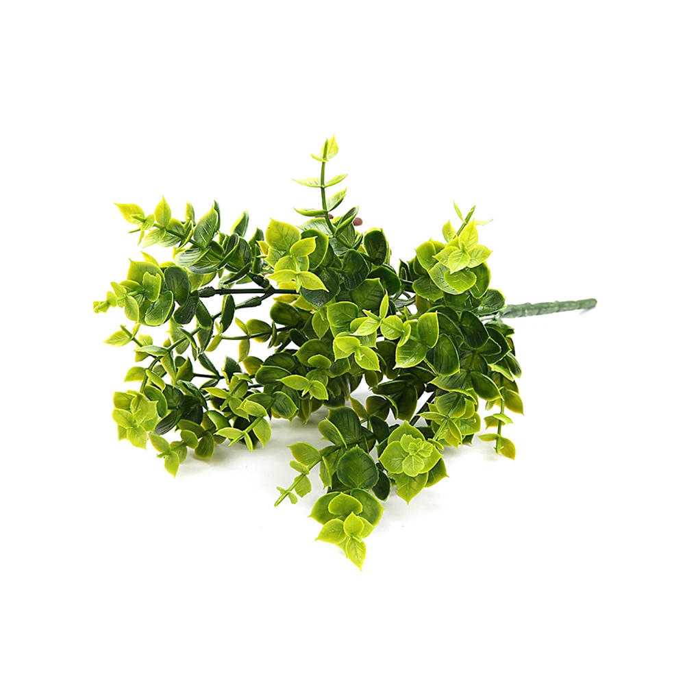 Искусственный эвкалипт пластиковое растение украшение для стен в горшке стены |