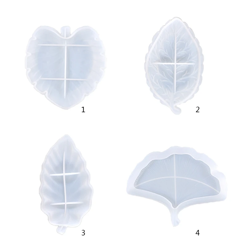 

Leaf Shaped Organizer Dish Resin Mold Storage Tray Casting Silicone Mould DIY Crafts Jewelry Box Trinket Holder Mold