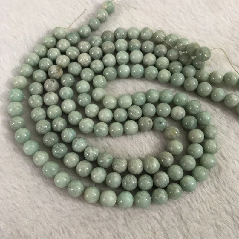

Natural African Amazonite Beads,8mm Round Gem stone Loose Beads For Jewelry Making,1of 15.5" string