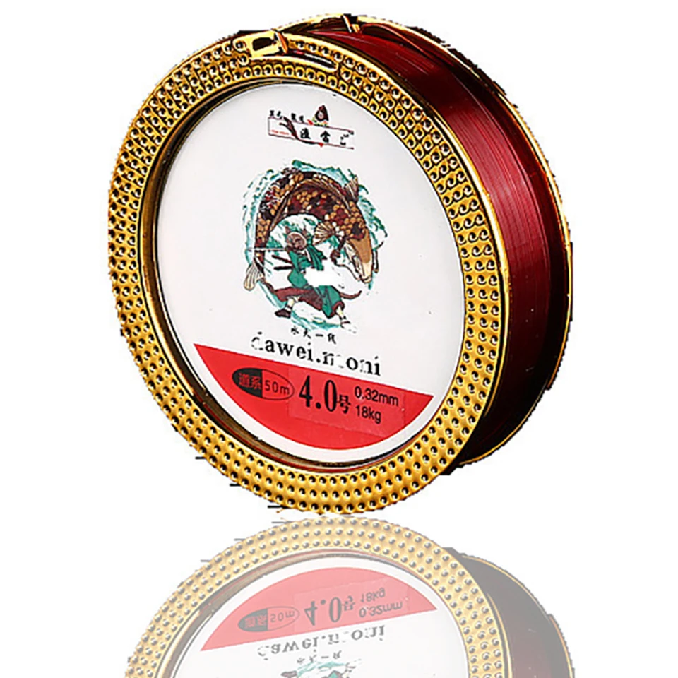 

50M Nylon Fishing Line Saltwater Carp Bass Fishing Ice Fishing Line Fly Line German Tin Can Fishing Line