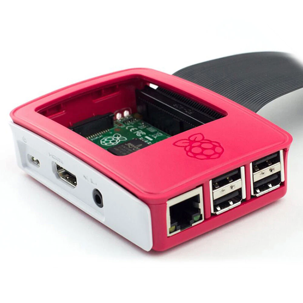 Raspberry pi 3 / B + чехол Официальный из АБС-пластика для Pi 3B Model Plus | Компьютеры и офис