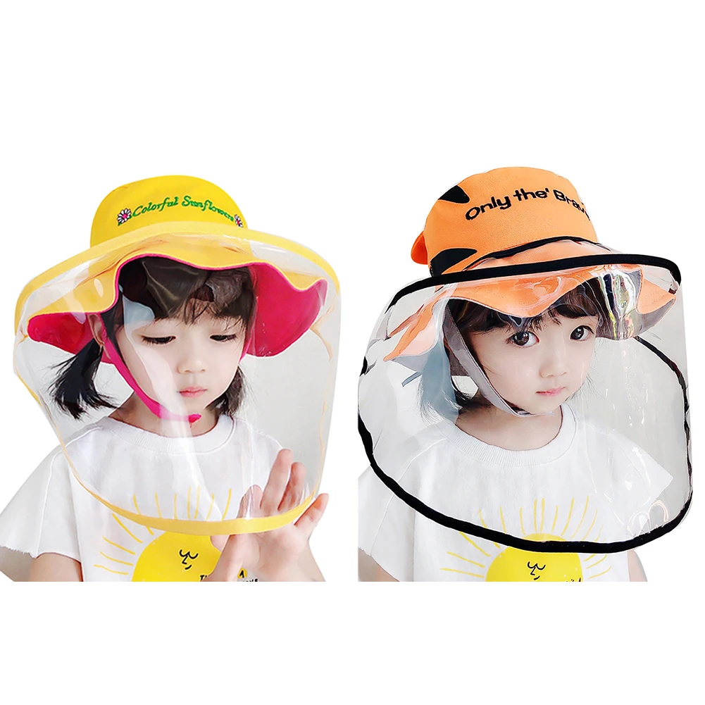 Панама с защитой от запотевания унисекс летняя большими полями прозрачная