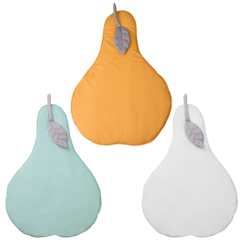 

Newborn Baby Cotton Crawling Carpet Blanket Pear Shape Crawling Play Mat Decor