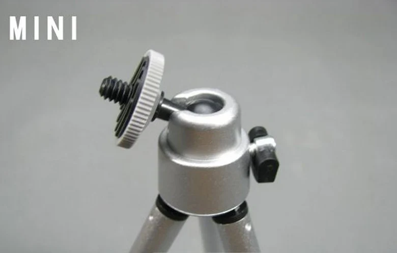 Мини штатив Стенд Портативный для камеры телефон видео проектор Серебряный