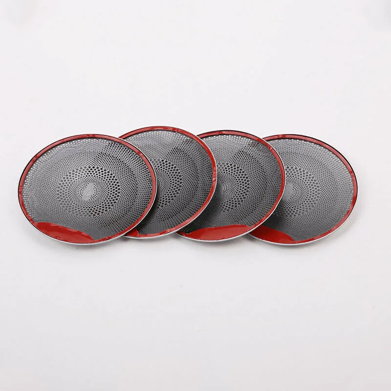 

Car Car Speaker Cover Trim Install Decor Accessories Double-Side Interior 4pcs