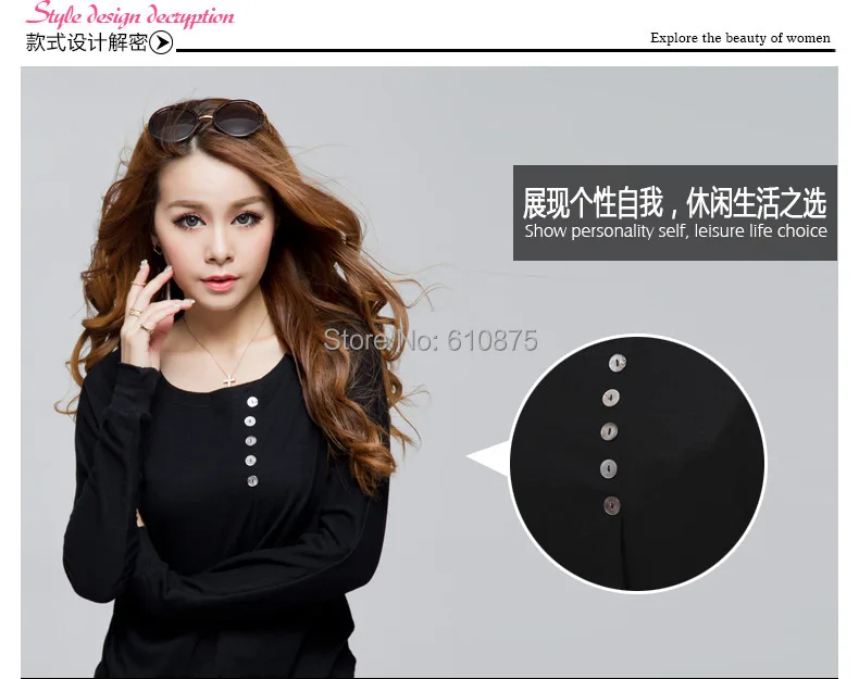 

Female Spring Autumn Plus Size O-neck Solid Woolen Slim Sweaters Woman Casual Fashion Slim Button Sweater lady cotton hoodies