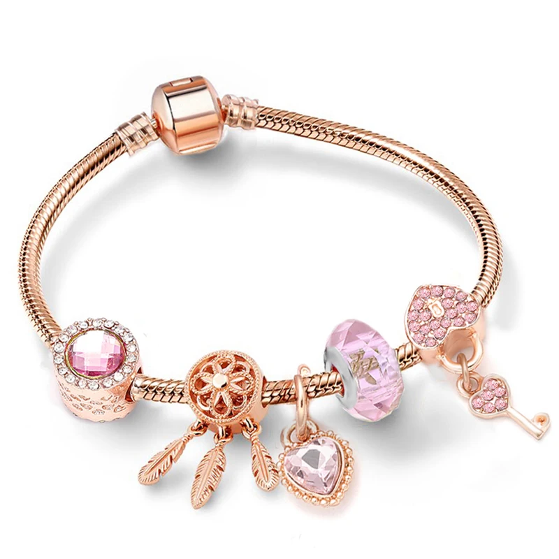 BAOPON 2021 Новая дружба Корона Бусины в форме двойного конуса красивые браслет с