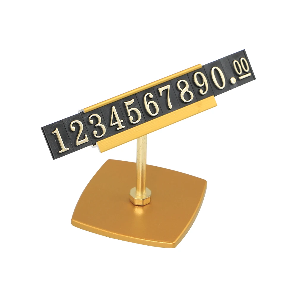 Настольная полка с ценником Алюминиевая Подставка для ценников красного вина