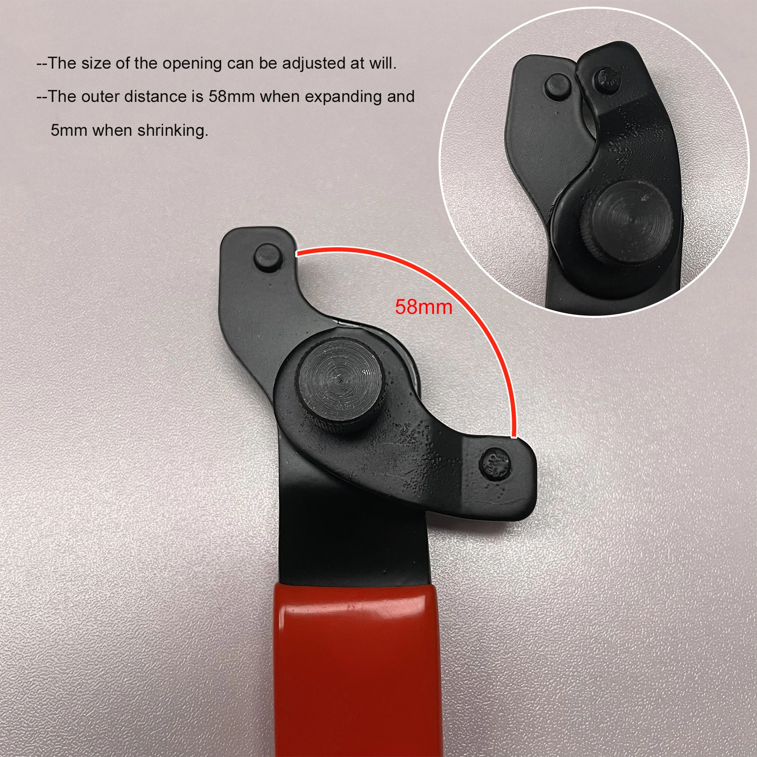 

Angle Grinding Wrench with Adjustable Opening Size Angle Grinder Wrench Electric Tool Accessory