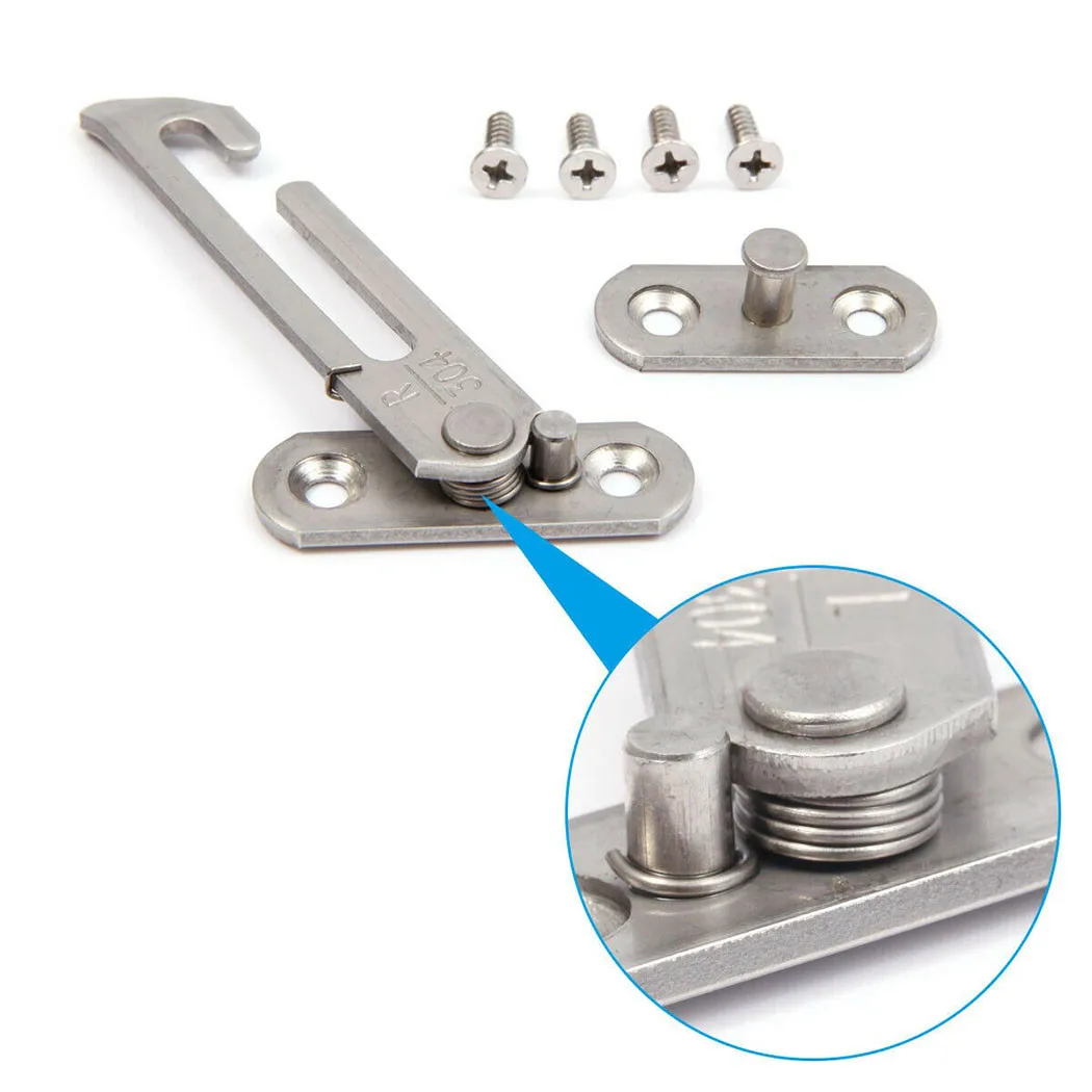 

4PCS Security Restrictor Safety Locks Catch Ventilator Right Window Restrictor Hook Child Security Lock Baby Safety Catch