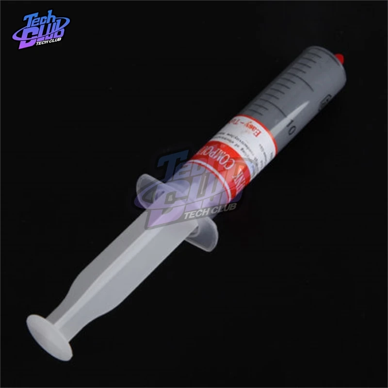 Термальная смазка шприца 30 г серая ЦП паста радиатора проводящая смесь Материал