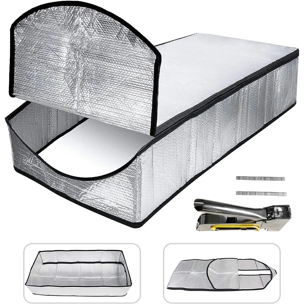 

Home With Installation Tool Dustproof Fireproof Ladder Attic Stairs Insulation Cover Kit Bubble Aluminum Foil 224 Staples