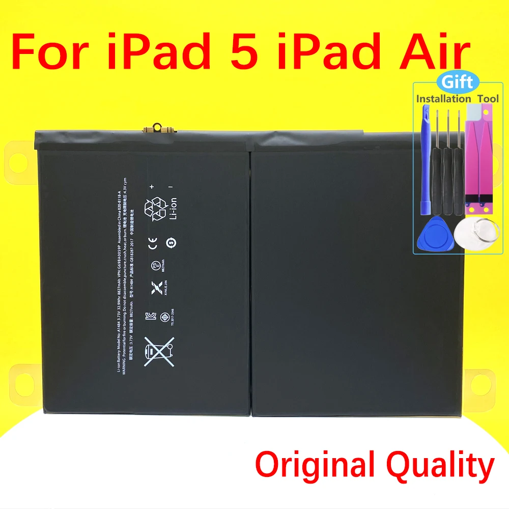

Новый оригинальный аккумулятор для планшета iPad 5 Air iPad5 A1474 A1475 A1484