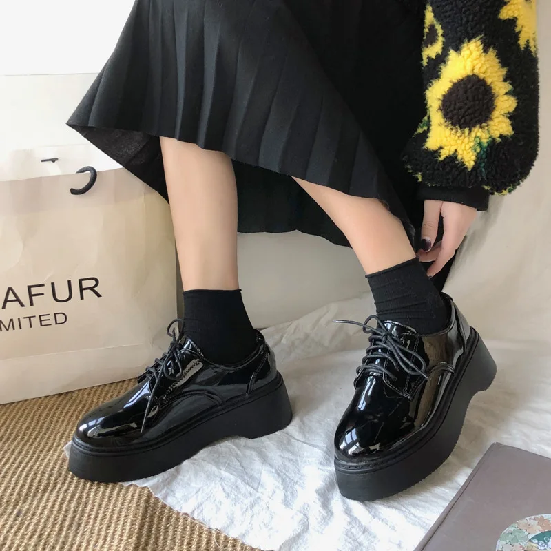 Женская повседневная обувь на плоской подошве Fujin весенне-осенняя дышащая