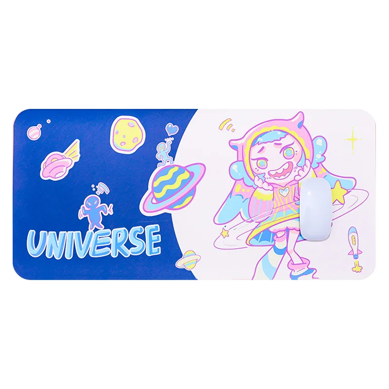 Мультипликационный большой Настольный коврик для девочек компьютерная