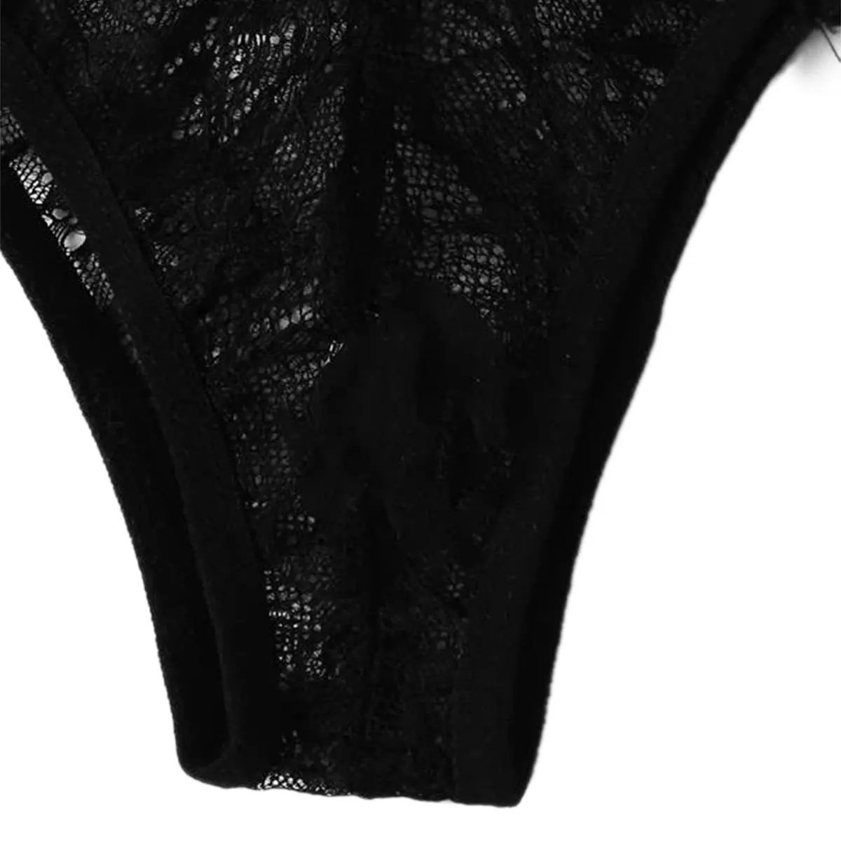 

3 Pcs Female Erotic Lingerie Lace Suit Bow Decoration Deep V-neck Adjustable Shoulder Strap Summer Clothing