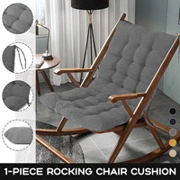 solid recliner quilted chair cushion mat rocking rattan armchair folding thick garden sun lounge seat cushion sofa tatami mat