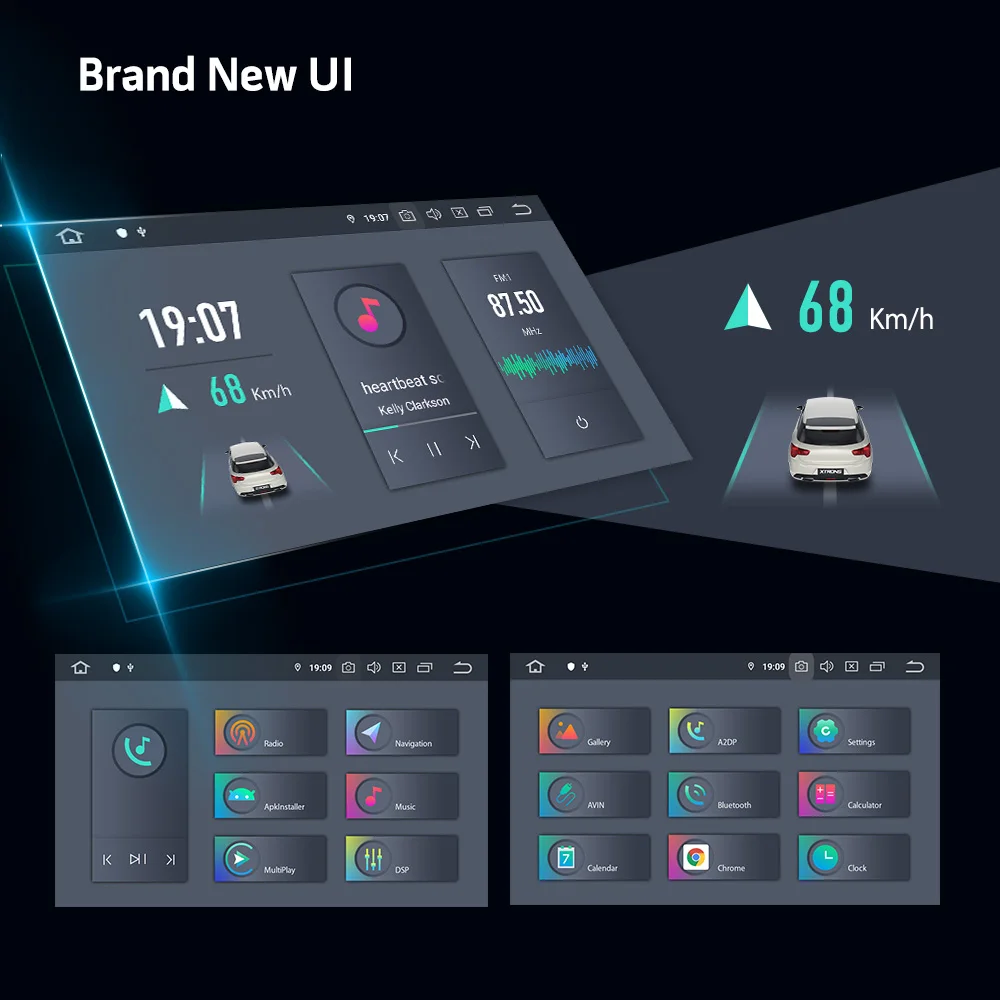 Автомобильный мультимедийный DVD-плеер XTRONS 7 дюймов Android 10 0 PX6 GPS для BMW E39 M5 1995-2003 DSP