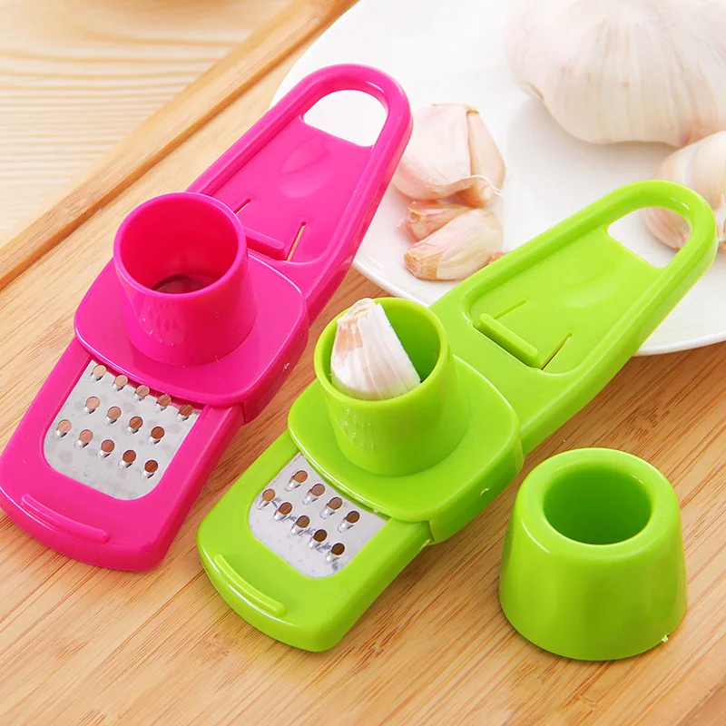 

1Pcs Stainless Garlic Press Household Manual Garlic Press Device Kitchen Press Squeezer Ginger Garlic Tools Kitchen Accessories