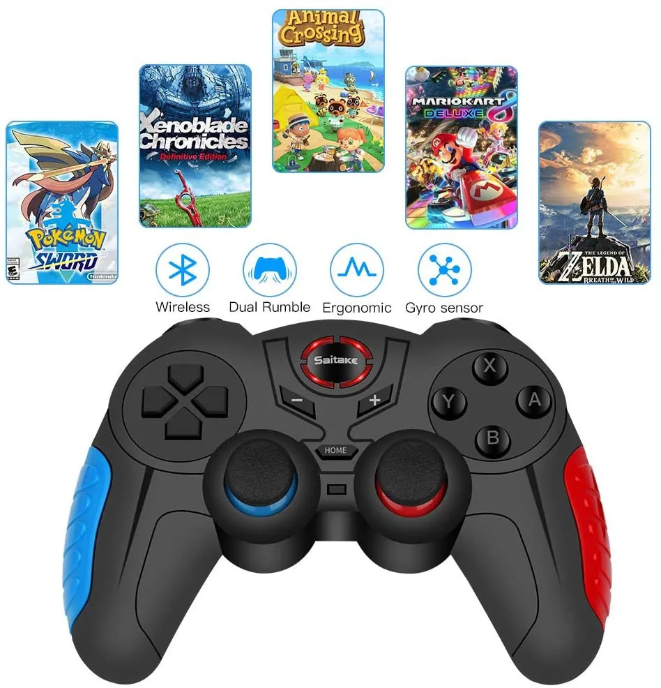 Беспроводной контроллер Switch Pro геймпад джойстик удаленный для Windows ПК консоли
