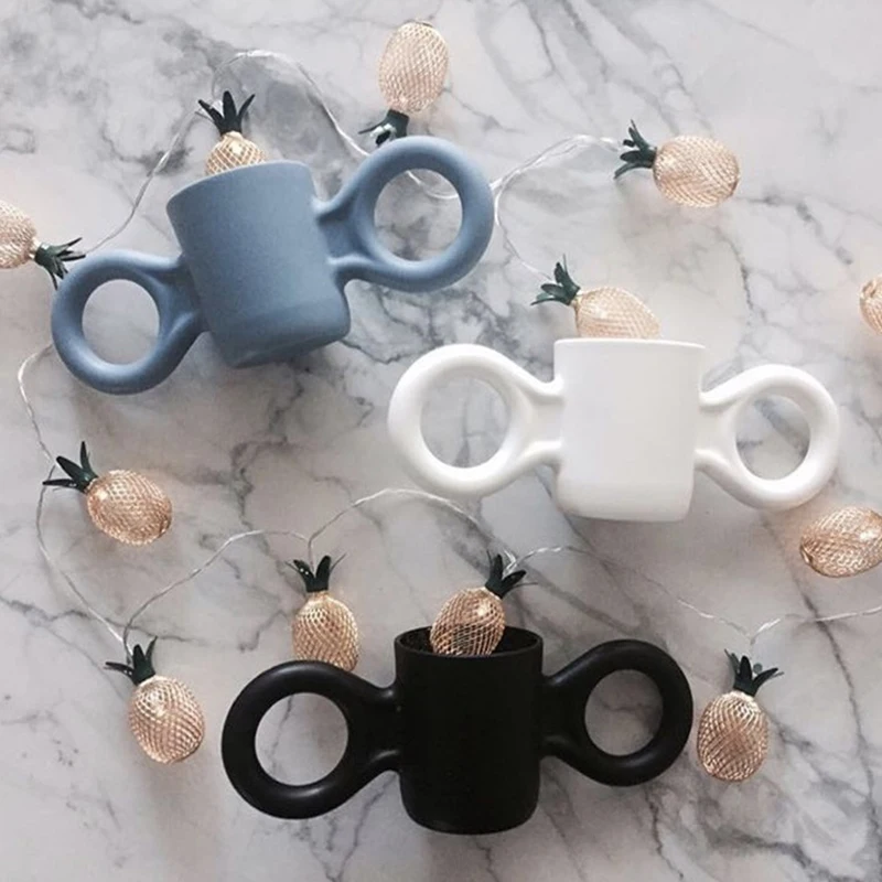 Детская портативная кружка с ручкой для кофе молока путешествий разных цветов