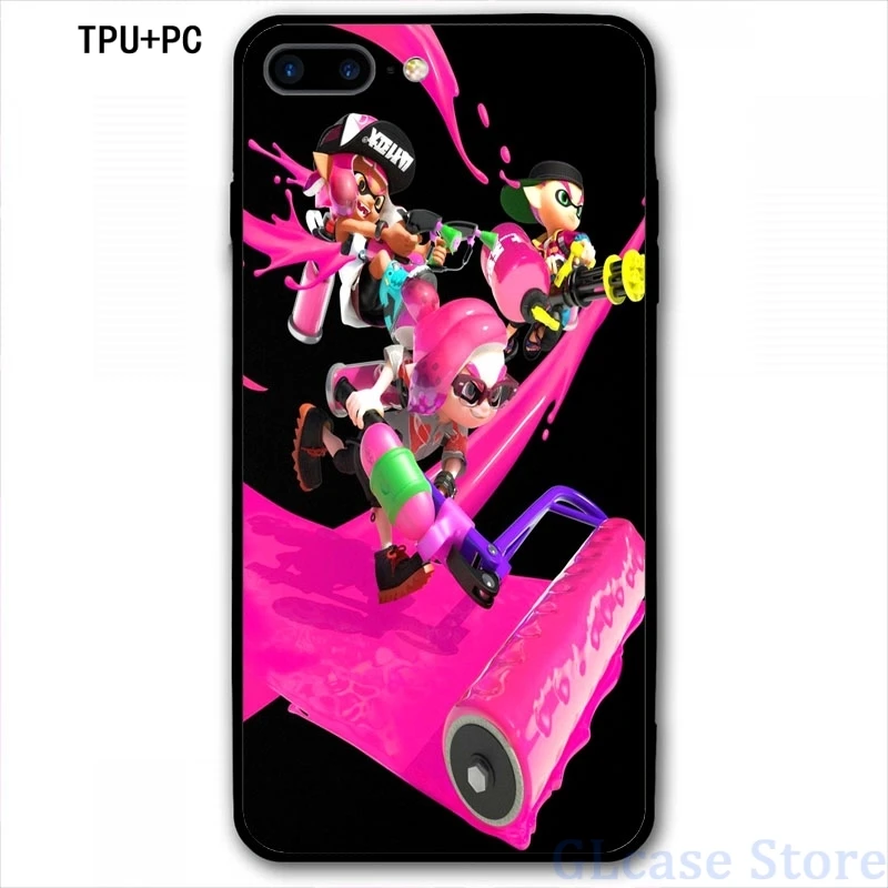 Чехол для телефона Splatoon 2(4) iPhone 12 Pro 11 X XR XS Max 8 7 6 6s Plus 5s мягкая стеклянная задняя