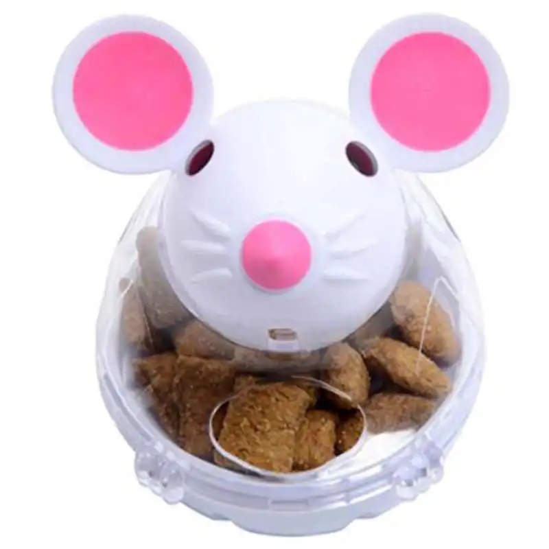 Кормушка для домашних животных кошек игрушка в форме мыши Забавный тумблер