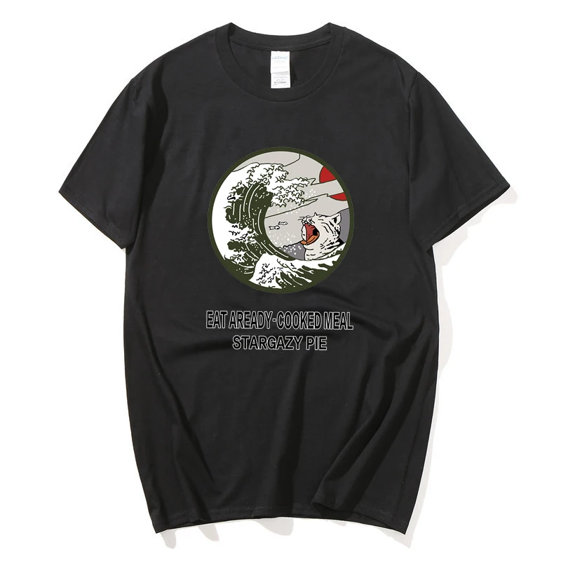 

Fight with the sea cat T shirt men and women hip-hop harajuku T shirt anime T shirt graphic shirt T shirt men