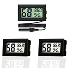 Миниатюрный цифровой гигрометр, термометр, портативный, для помещений, для автомобиля, цифровой ЖК-дисплей, датчик температуры и влажности