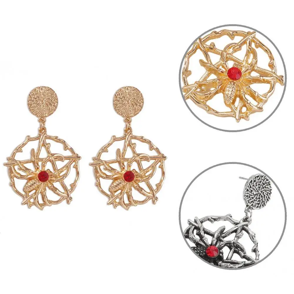 

Drop Earring Eye-catching Chic Vintage Antique Alloy Cobweb Dangle Earring Drop Dangle Earrings Dangle Earring 1 Pair