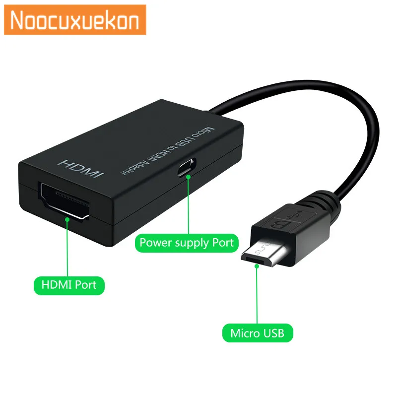 2 в 1 Type C для микро флеш накопителя USB совместимому с HDMI адаптер ТВ монитор 1080P HD