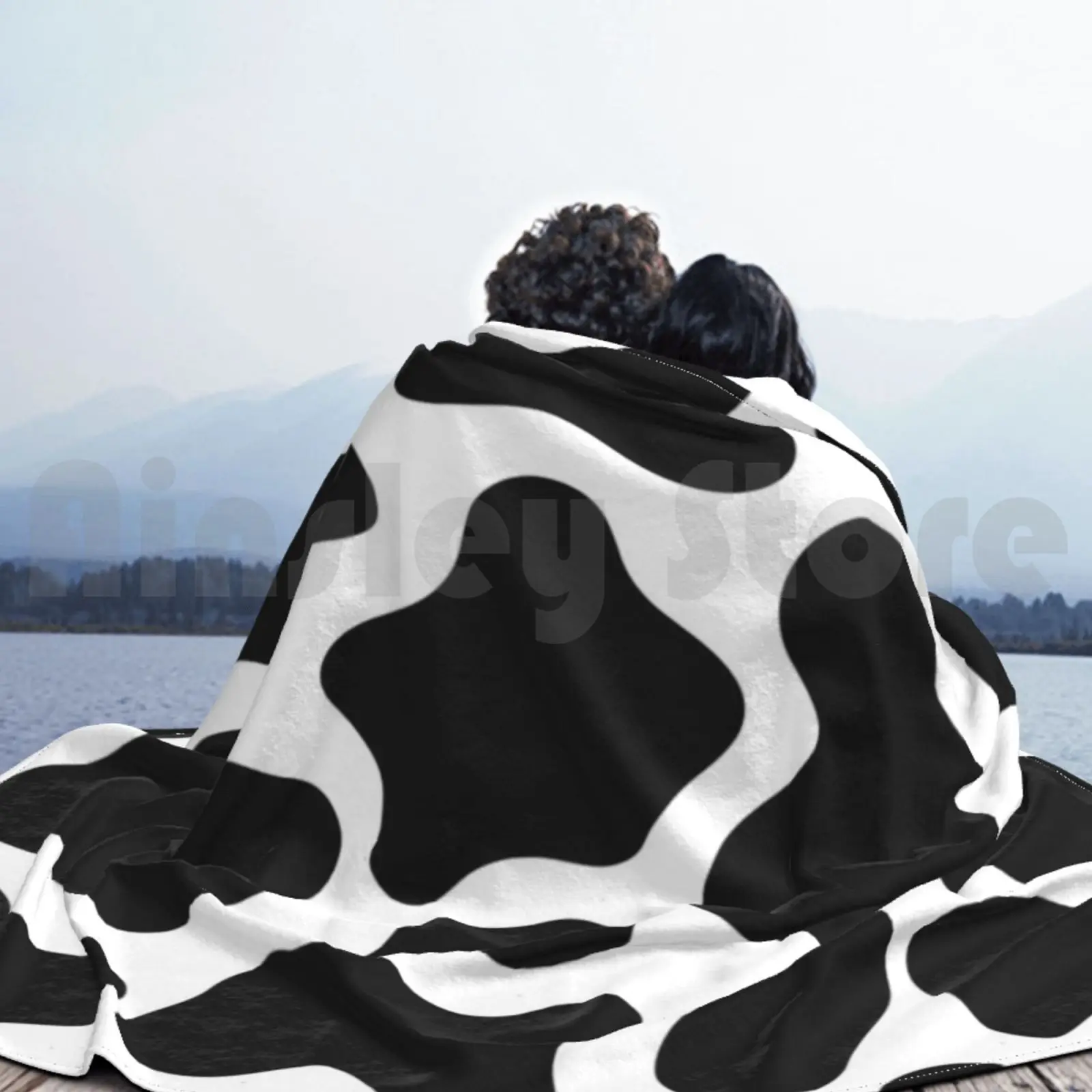 Одеяло с рисунком коровы и животного модное одеяло на заказ Эмили Зого корова