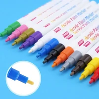 acrylic paint markers acrylic paint pens for rock painting canvas wood ceramic glass extra fine tip acrylic paint markers