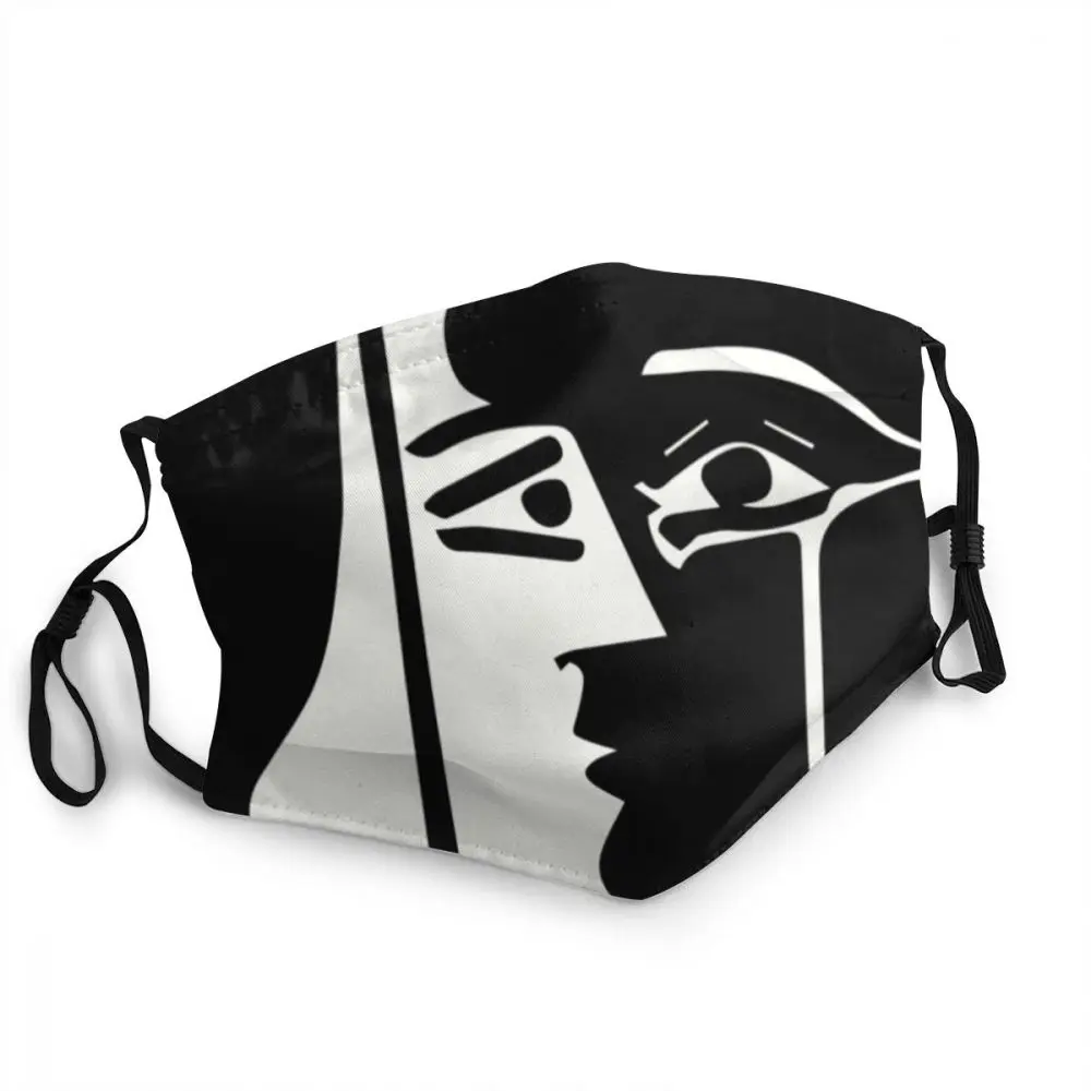 

Pablo Picasso The Kiss, неодноразовая маска для лица, Мужская испанская маска для защиты от пыли, защита от пыли, респиратор, муфельная маска для рта