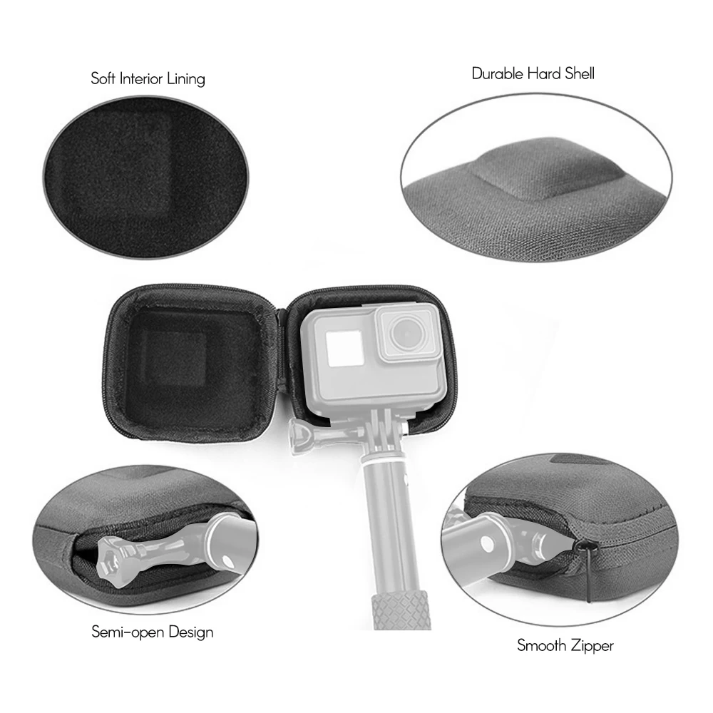 Mini Protective Storage Bag Case Box Sports Camera Action Accessory Compatible with GoPro Hero 7/6 | Электроника