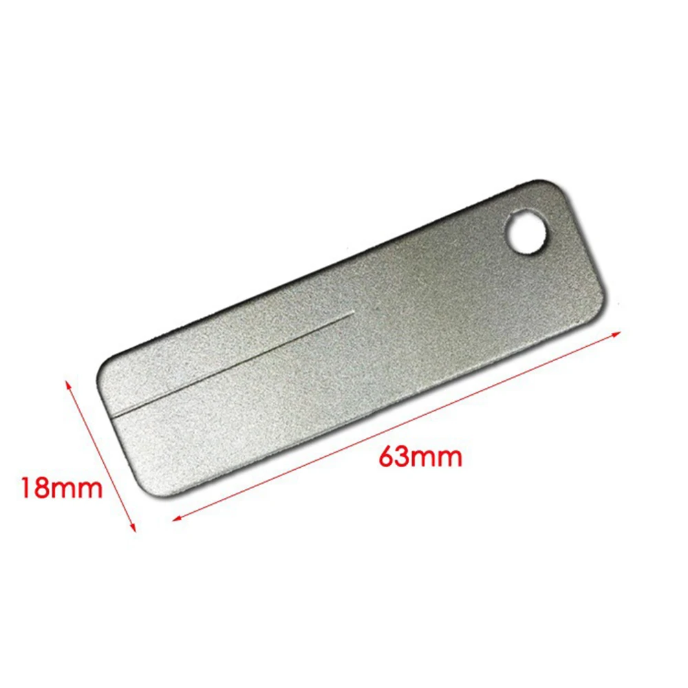 3 шт. портативный ромбовидный рыболовный крючок Groove Hone Fishhook заточка для тройного