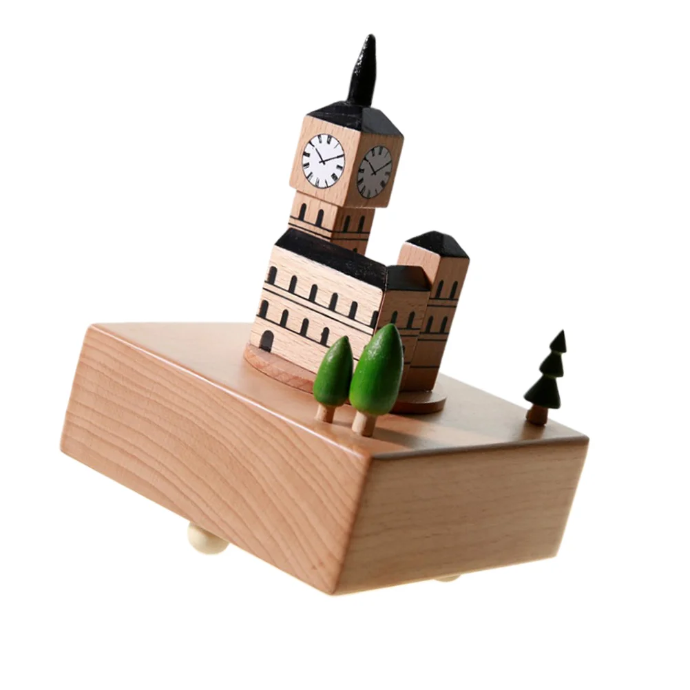 

1 шт., деревянная архитектурная модель часов Big Ben