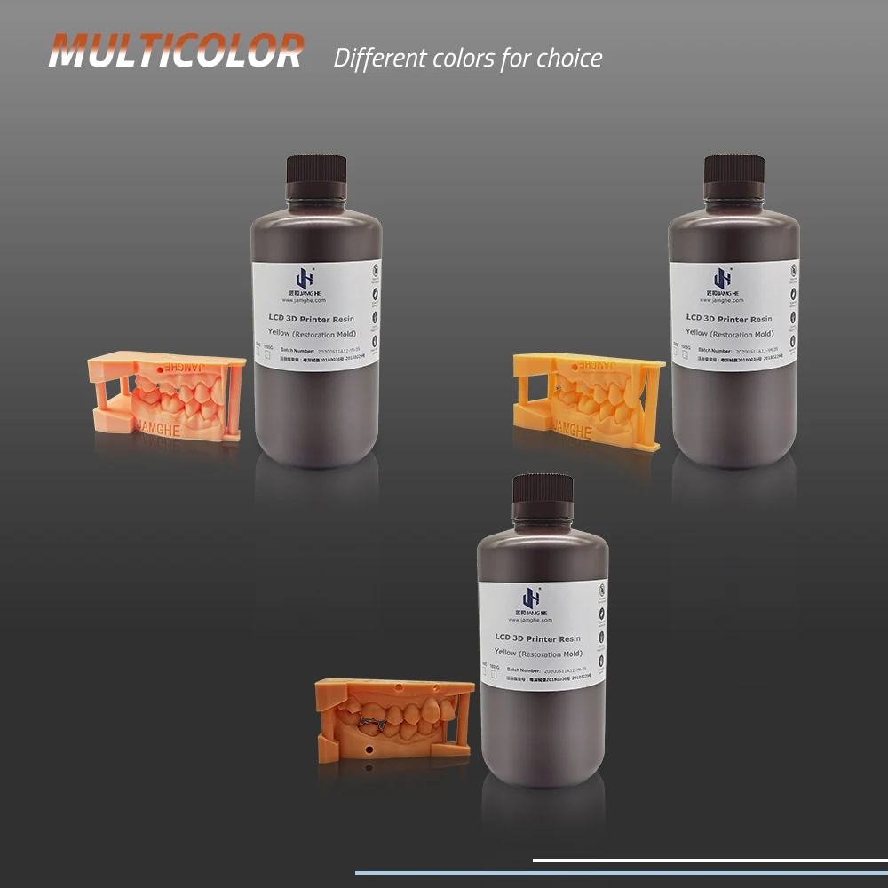 JAMGHE  Restoration Teeth  Model Low Shrinkage Resin Scratch Resistant 3d Printer resin