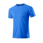 Мужские футболки для бега быстросохнущие Компрессионные спортивные футболки спортивная одежда для фитнеса тренажерного зала футболки для бега Мужская футболка спортивная одежда