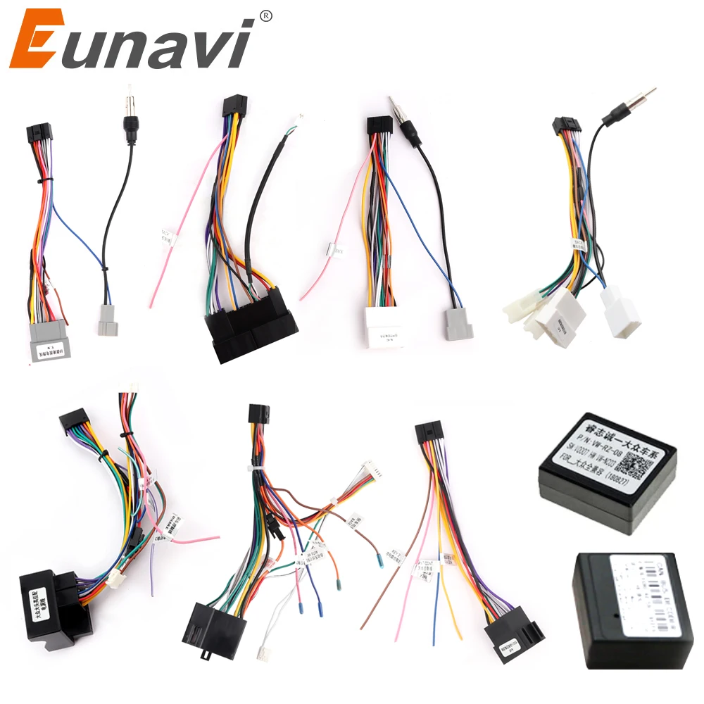 Автомобильный радиоприемник ISO адаптер Соединительный кабель для Volkswagen Kia Honda Toyota